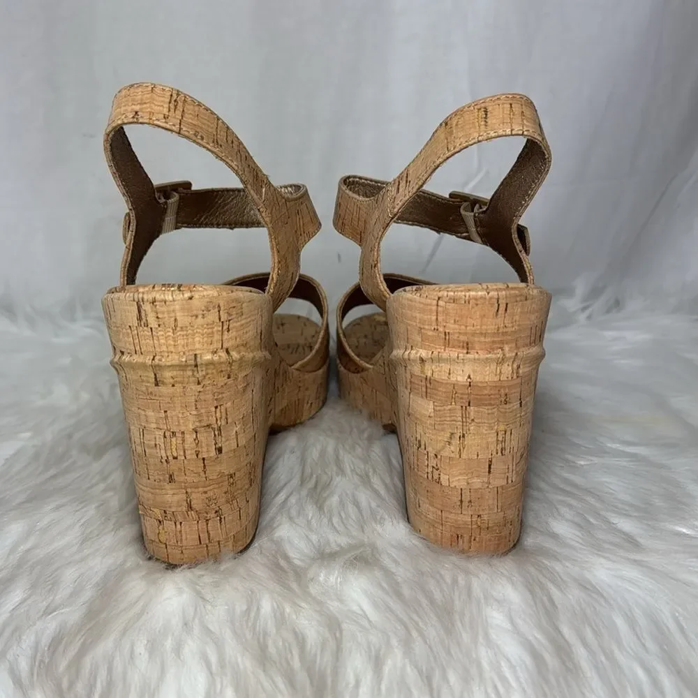 .Korks By‎ Kork Ease NWOT Bardot II Wedge Platform Sandals Sz 11